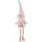 32&#x22; White &#x26; Pink Sitting Easter Bunny Gnome Figure